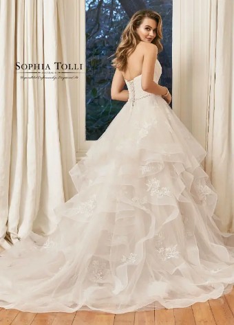 Sophia Tolli Y11958 #1 Ivory/Champagne thumbnail