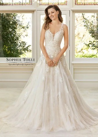 Sophia Tolli Y11963 #0 default White Ivory/Blush thumbnail